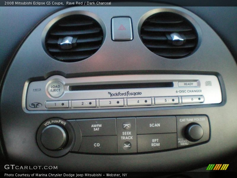 Rave Red / Dark Charcoal 2008 Mitsubishi Eclipse GS Coupe