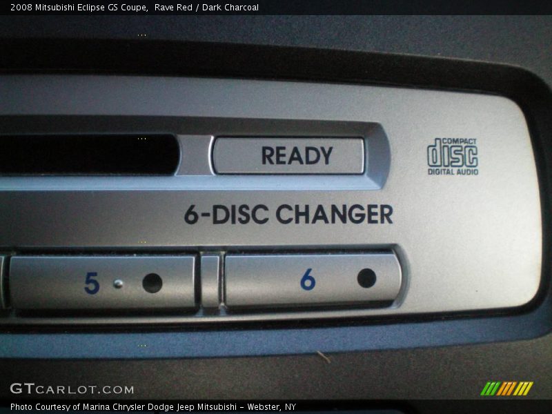 Rave Red / Dark Charcoal 2008 Mitsubishi Eclipse GS Coupe
