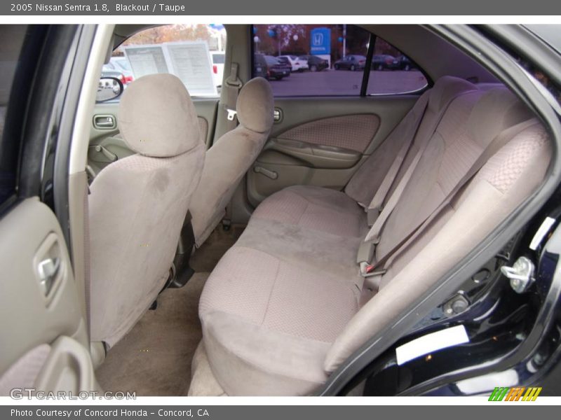 Blackout / Taupe 2005 Nissan Sentra 1.8