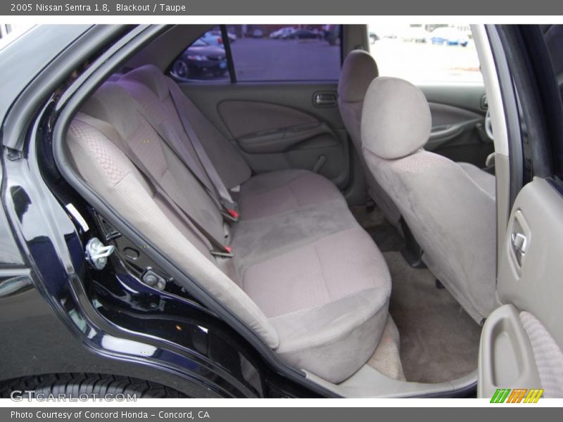 Blackout / Taupe 2005 Nissan Sentra 1.8