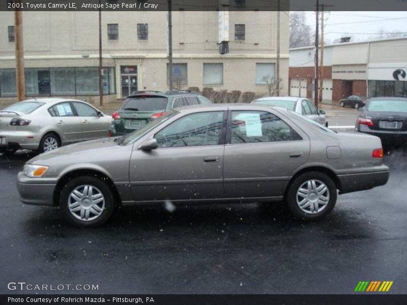 Antique Sage Pearl / Gray 2001 Toyota Camry LE