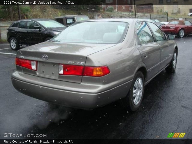 Antique Sage Pearl / Gray 2001 Toyota Camry LE