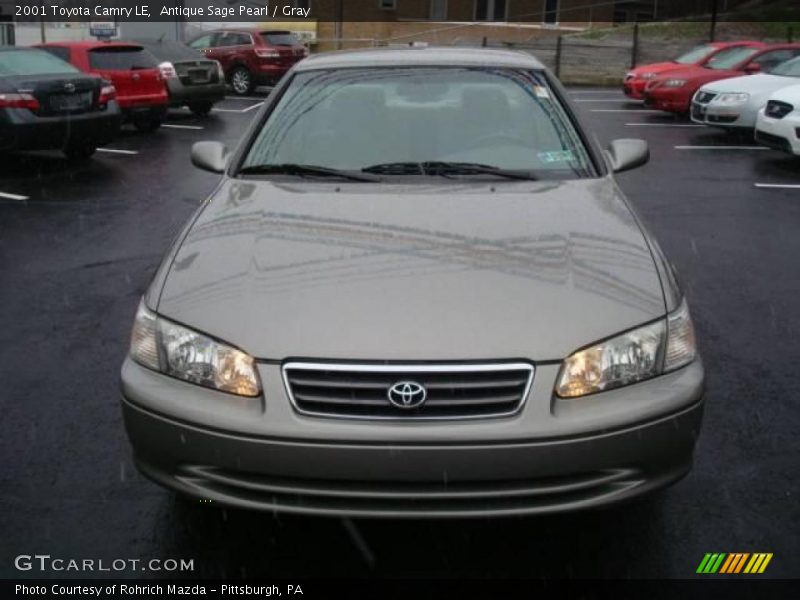 Antique Sage Pearl / Gray 2001 Toyota Camry LE