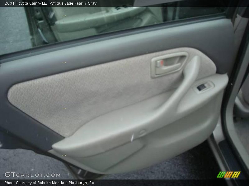 Antique Sage Pearl / Gray 2001 Toyota Camry LE