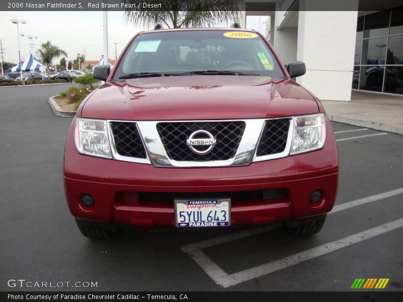 Red Brawn Pearl / Desert 2006 Nissan Pathfinder S