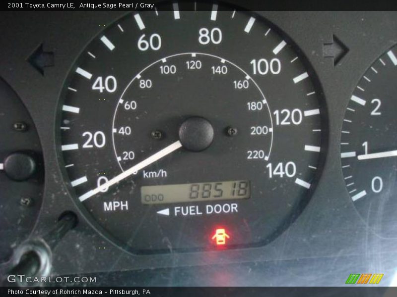 Antique Sage Pearl / Gray 2001 Toyota Camry LE