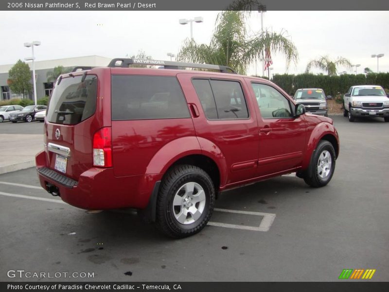 Red Brawn Pearl / Desert 2006 Nissan Pathfinder S
