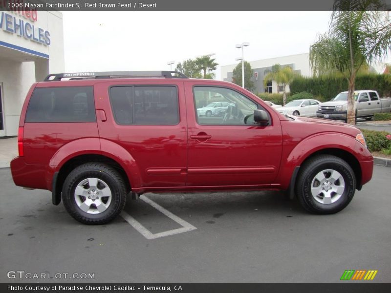 Red Brawn Pearl / Desert 2006 Nissan Pathfinder S