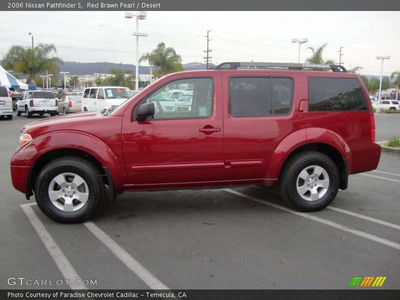 Red Brawn Pearl / Desert 2006 Nissan Pathfinder S