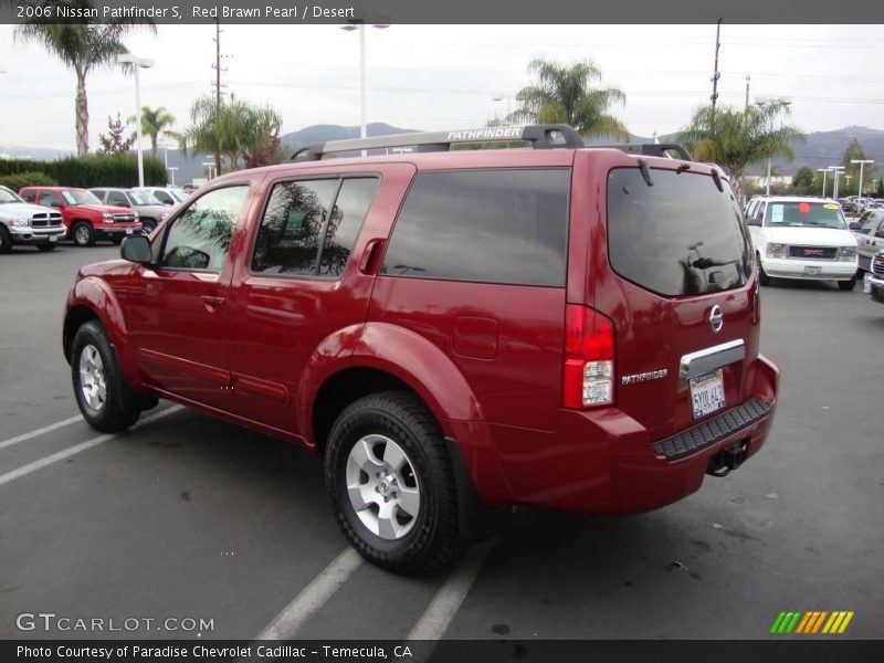Red Brawn Pearl / Desert 2006 Nissan Pathfinder S