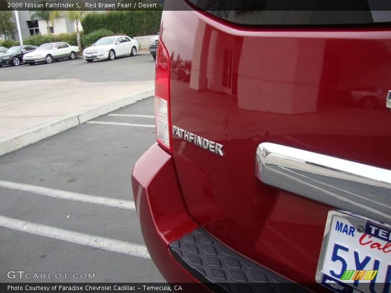 Red Brawn Pearl / Desert 2006 Nissan Pathfinder S