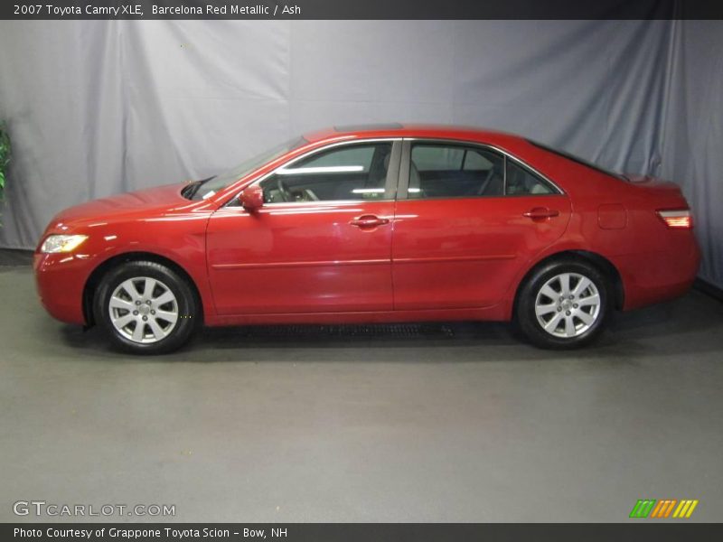 Barcelona Red Metallic / Ash 2007 Toyota Camry XLE