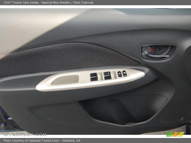 Nautical Blue Metallic / Dark Charcoal 2007 Toyota Yaris Sedan