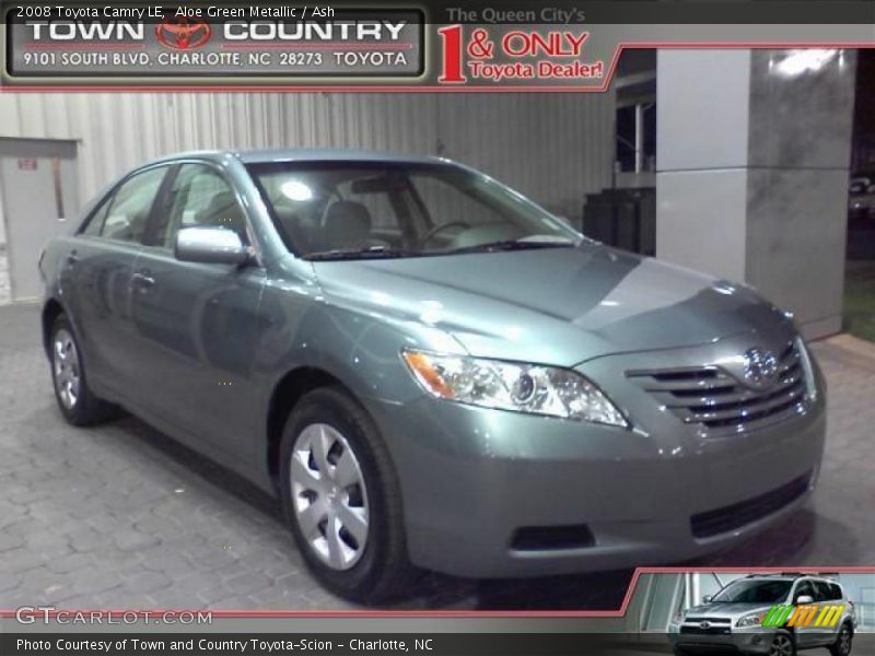 Aloe Green Metallic / Ash 2008 Toyota Camry LE