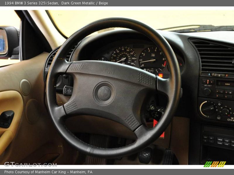Dark Green Metallic / Beige 1994 BMW 3 Series 325i Sedan
