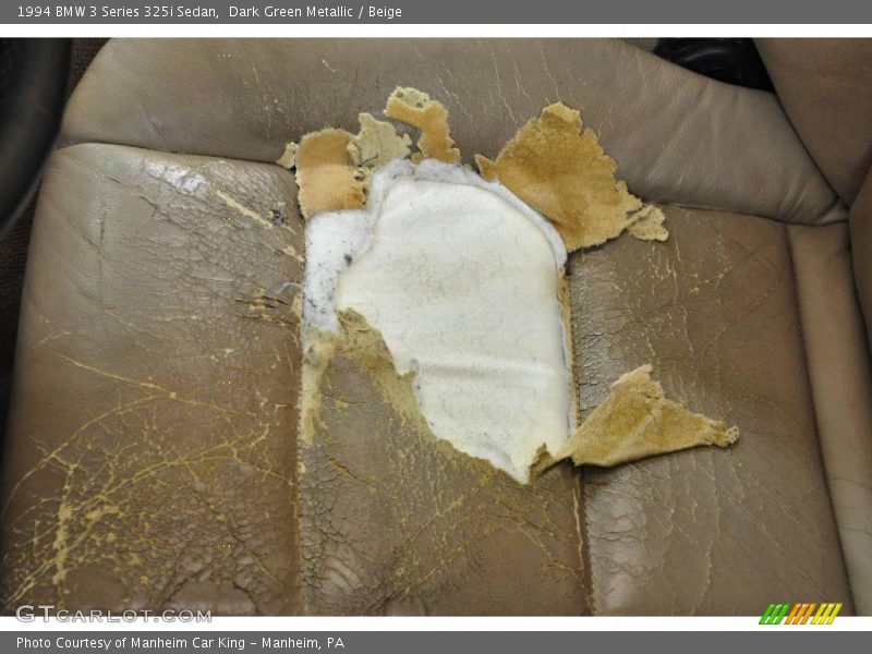 Dark Green Metallic / Beige 1994 BMW 3 Series 325i Sedan