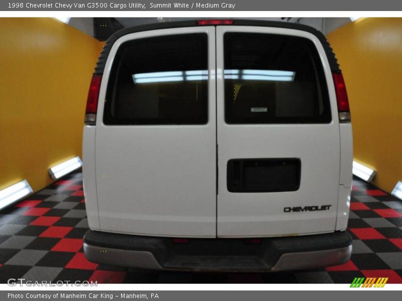 Summit White / Medium Gray 1998 Chevrolet Chevy Van G3500 Cargo Utility