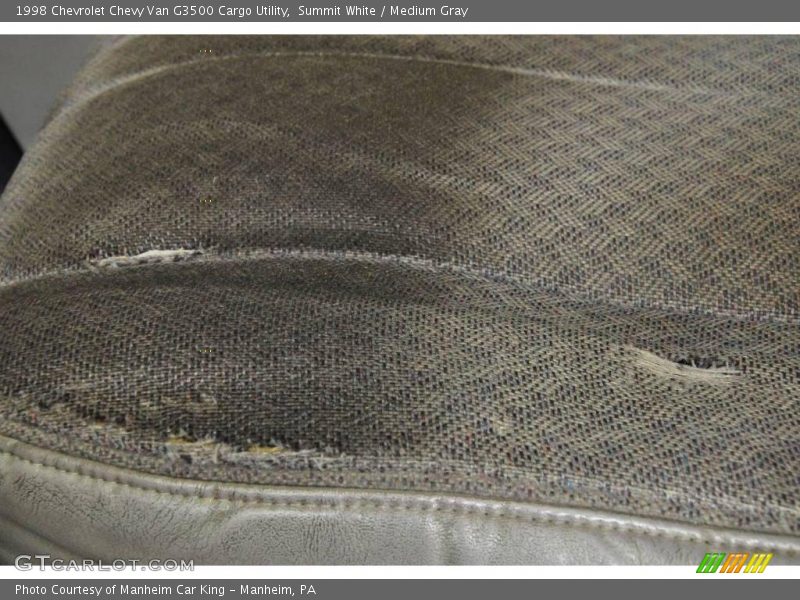 Summit White / Medium Gray 1998 Chevrolet Chevy Van G3500 Cargo Utility