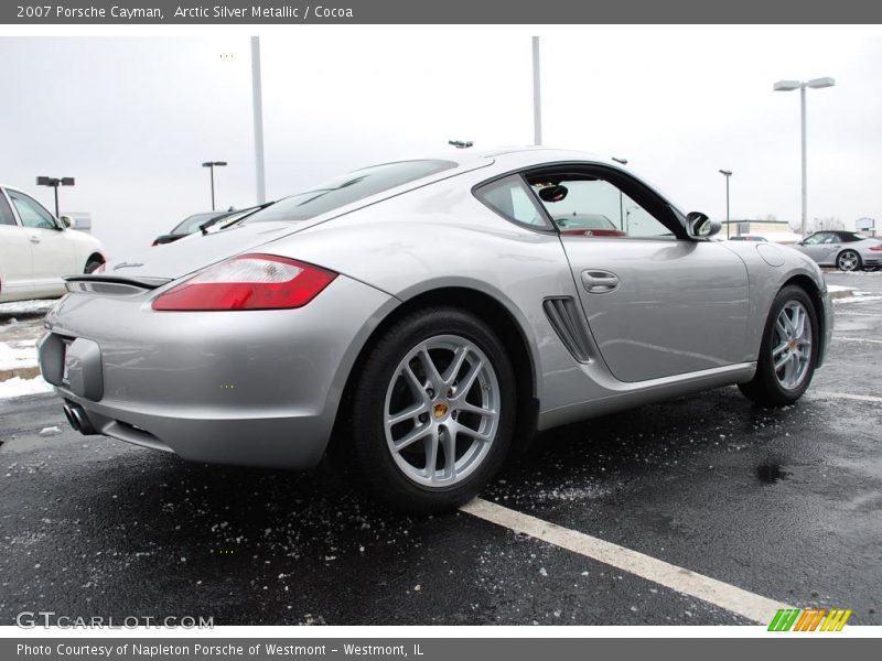 Arctic Silver Metallic / Cocoa 2007 Porsche Cayman