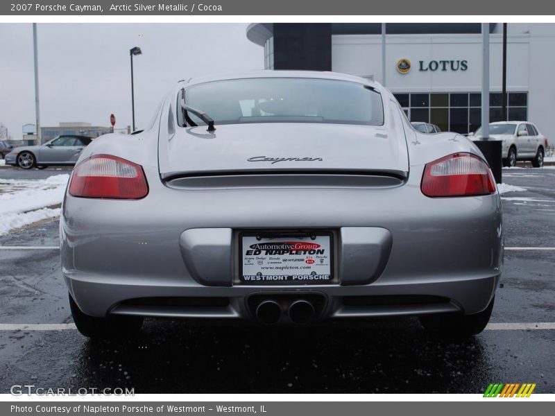 Arctic Silver Metallic / Cocoa 2007 Porsche Cayman