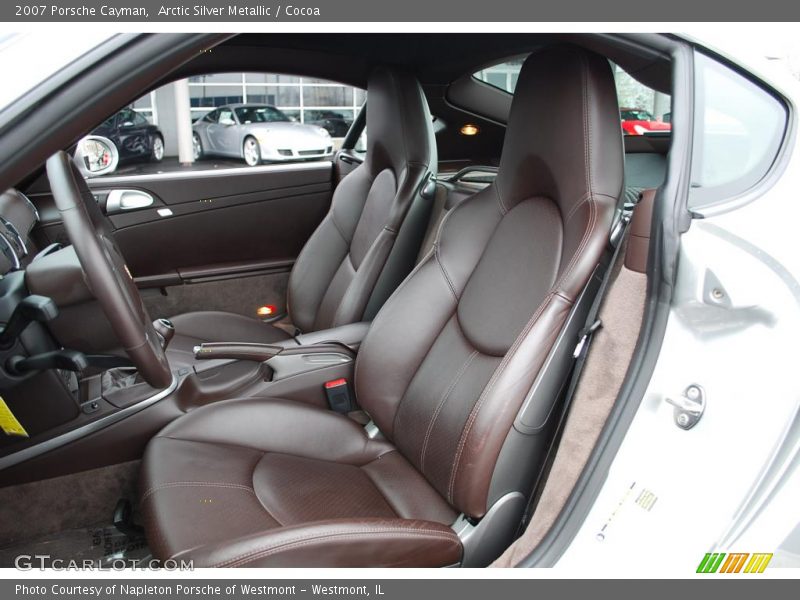  2007 Cayman  Cocoa Interior