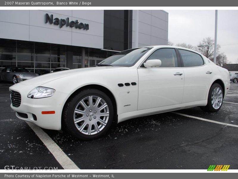 Bianco White / Beige 2007 Maserati Quattroporte