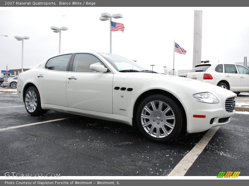 Bianco White / Beige 2007 Maserati Quattroporte