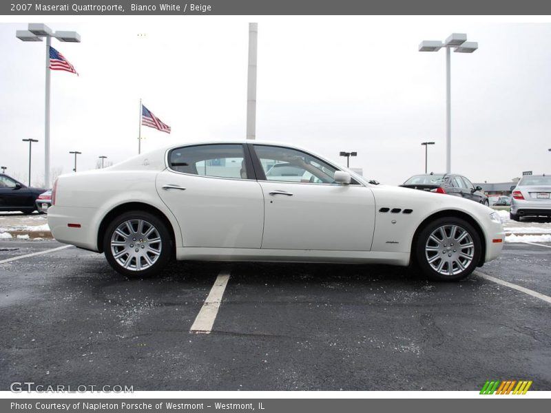 Bianco White / Beige 2007 Maserati Quattroporte