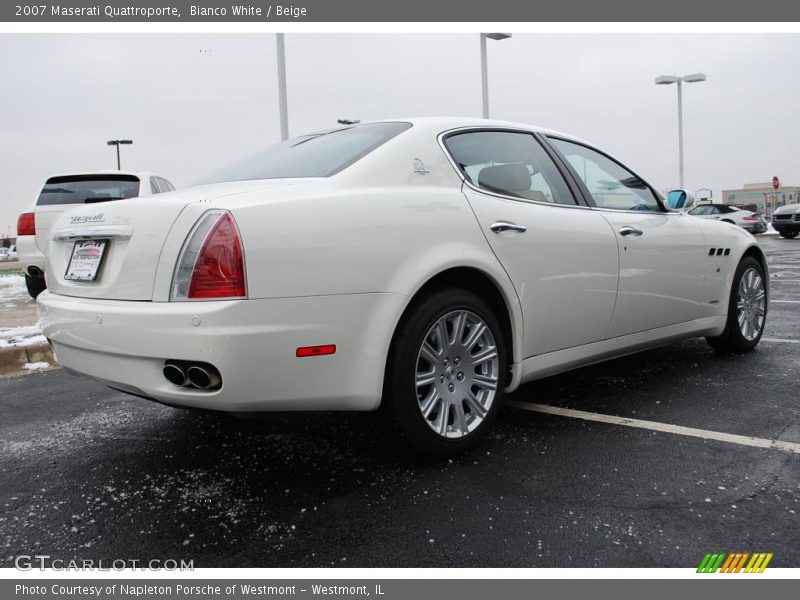 Bianco White / Beige 2007 Maserati Quattroporte
