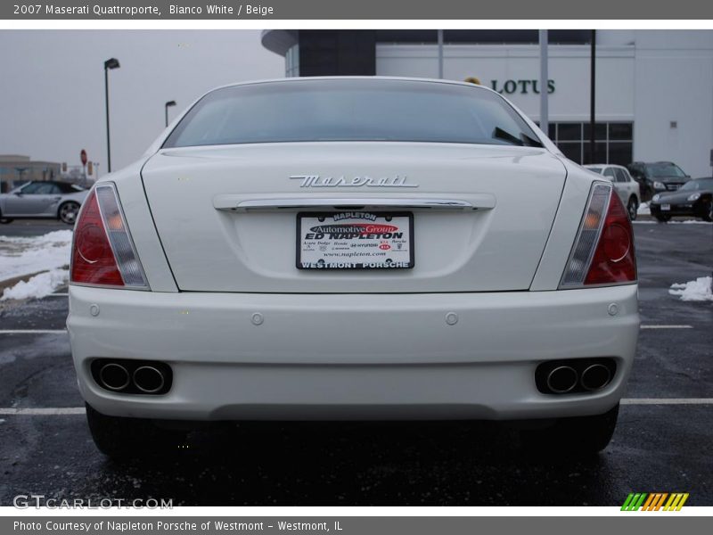 Bianco White / Beige 2007 Maserati Quattroporte