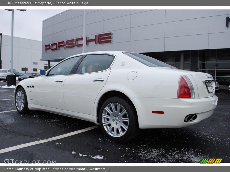 Bianco White / Beige 2007 Maserati Quattroporte
