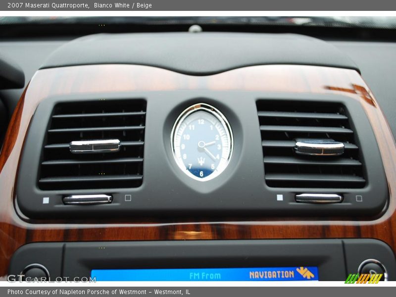 Bianco White / Beige 2007 Maserati Quattroporte
