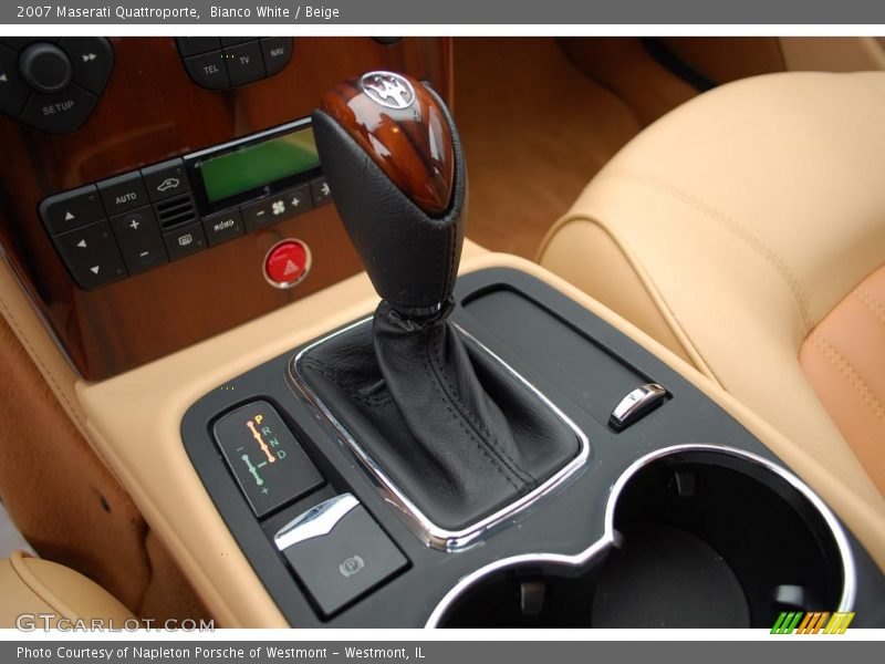 Bianco White / Beige 2007 Maserati Quattroporte
