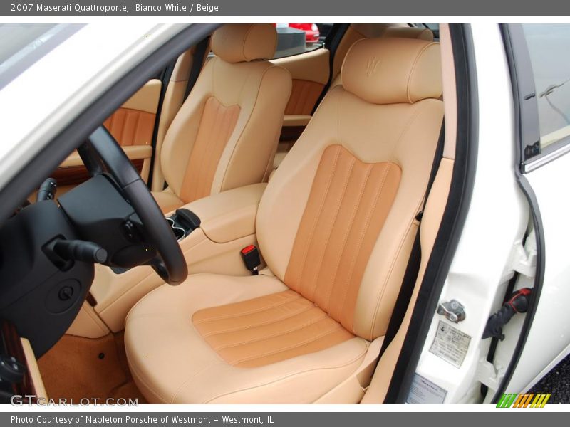 Bianco White / Beige 2007 Maserati Quattroporte