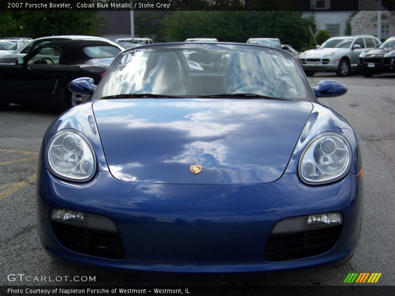 Cobalt Blue Metallic / Stone Grey 2007 Porsche Boxster