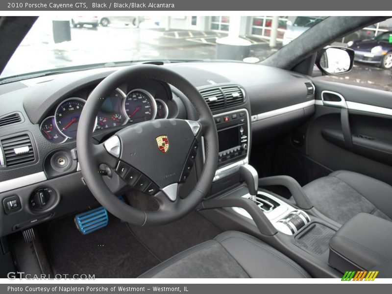 Black / Black/Black Alcantara 2010 Porsche Cayenne GTS