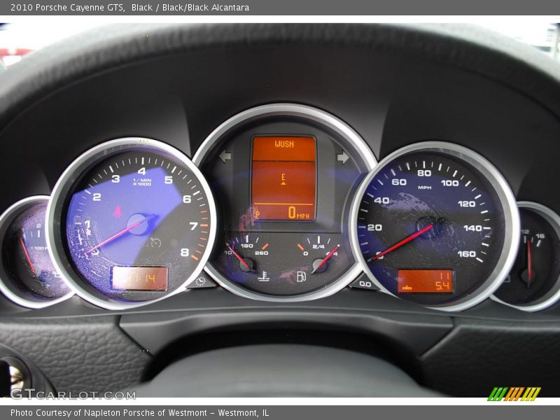 Black / Black/Black Alcantara 2010 Porsche Cayenne GTS