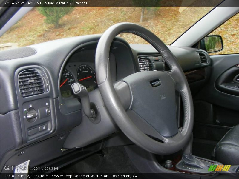 Silver Metallic / Graphite 2004 Volvo S40 1.9T