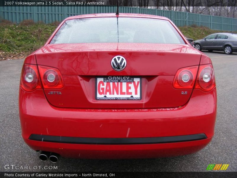 Salsa Red / Anthracite 2007 Volkswagen Jetta 2.5 Sedan