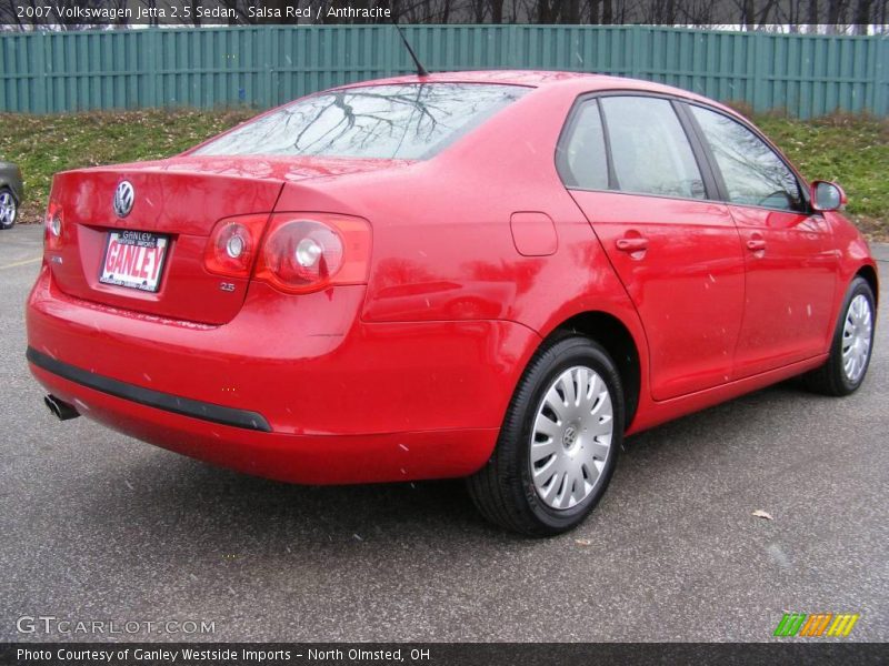 Salsa Red / Anthracite 2007 Volkswagen Jetta 2.5 Sedan