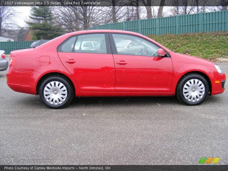 Salsa Red / Anthracite 2007 Volkswagen Jetta 2.5 Sedan