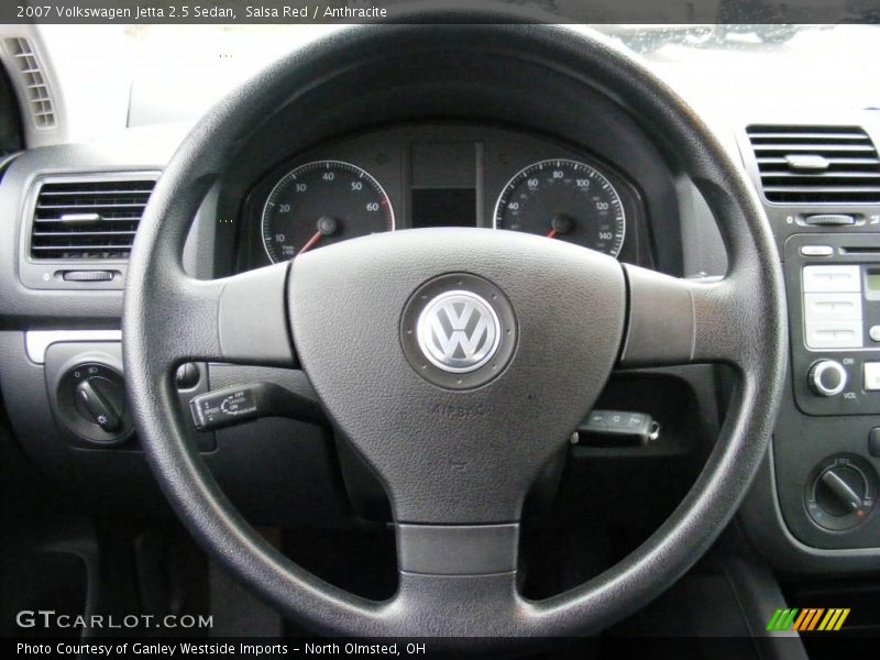 Salsa Red / Anthracite 2007 Volkswagen Jetta 2.5 Sedan
