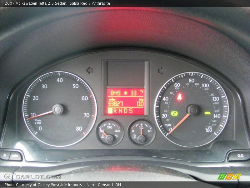 Salsa Red / Anthracite 2007 Volkswagen Jetta 2.5 Sedan