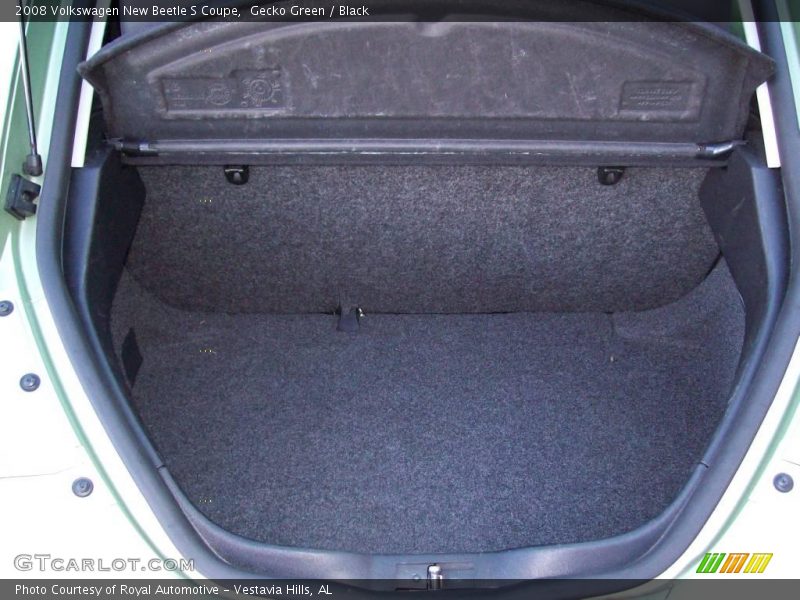 Gecko Green / Black 2008 Volkswagen New Beetle S Coupe