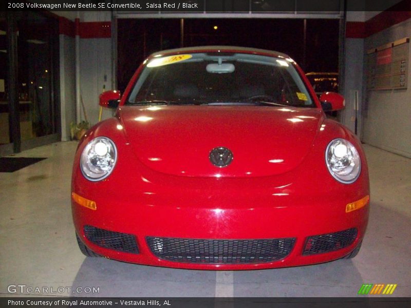 Salsa Red / Black 2008 Volkswagen New Beetle SE Convertible