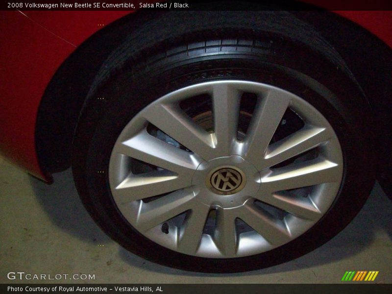 Salsa Red / Black 2008 Volkswagen New Beetle SE Convertible