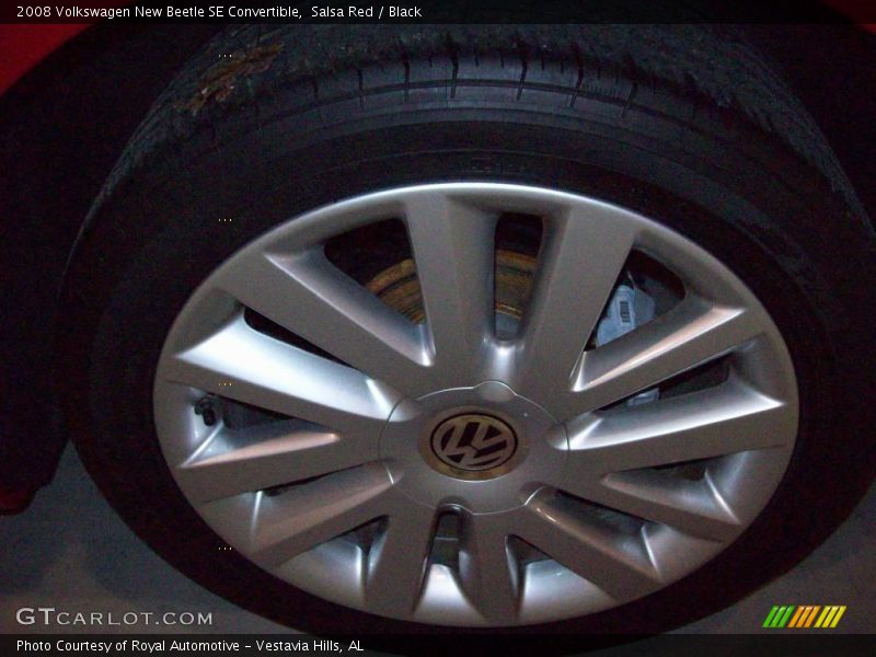 Salsa Red / Black 2008 Volkswagen New Beetle SE Convertible