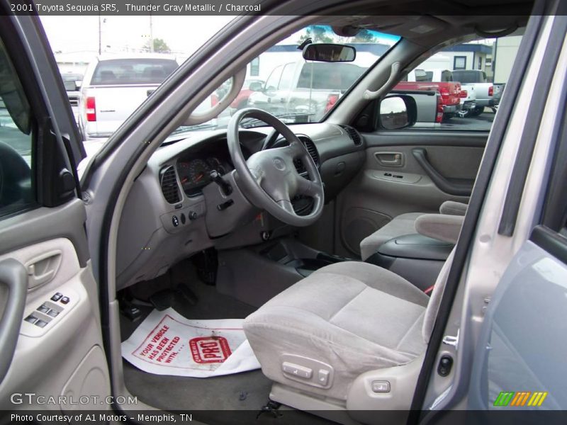Thunder Gray Metallic / Charcoal 2001 Toyota Sequoia SR5