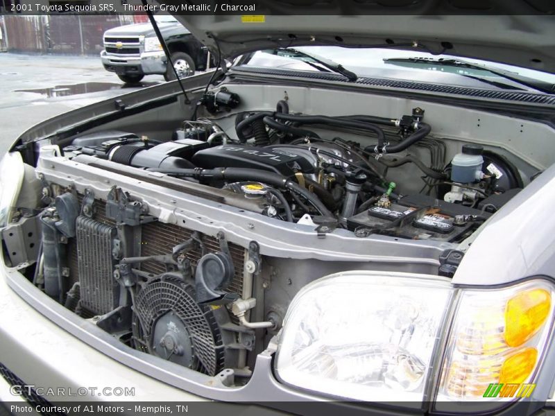 Thunder Gray Metallic / Charcoal 2001 Toyota Sequoia SR5
