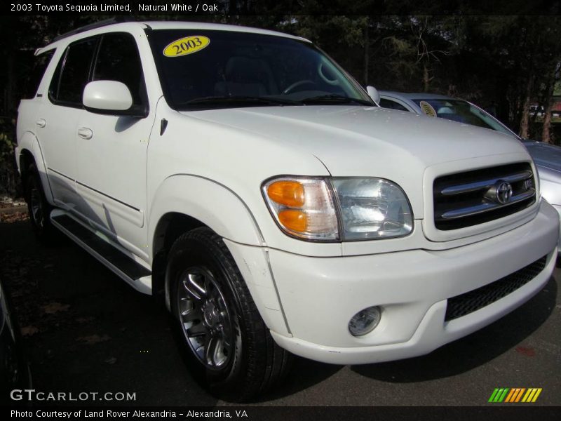 Natural White / Oak 2003 Toyota Sequoia Limited